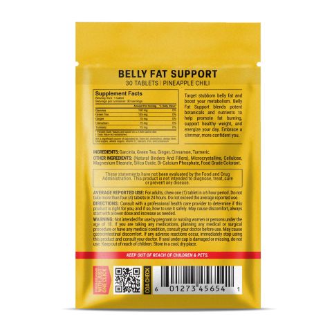 500mg - Belly Fat Support - Pineapple Chili - Mood Tablets - Thumbnail 8