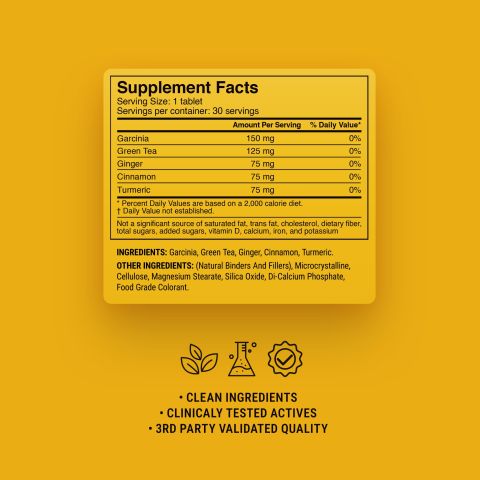500mg - Belly Fat Support - Pineapple Chili - Mood Tablets - Thumbnail 9