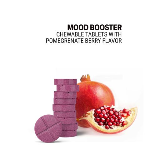 500mg - Mood Booster - Pomegranate Berry - Mood Tablets - Thumbnail 4
