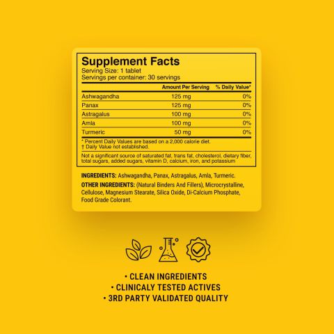 500mg - Longevity Tonic - Honey Ginger - Mood Tablets - Thumbnail 9