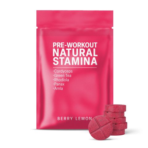 500mg - Pre-Workout Natural Stamina - Mood Tablets - Thumbnail 2