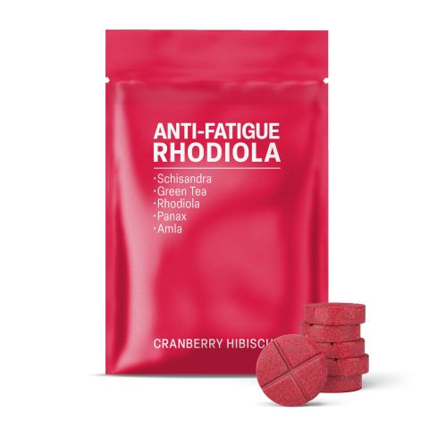 500mg - Anti-Fatigue Rhodiola - Cranberry Hibiscus - Mood Tablets - Thumbnail 2