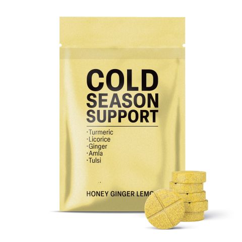 500mg - Cold Season Support - Honey Ginger Lemon - Mood Tablets - Thumbnail 2