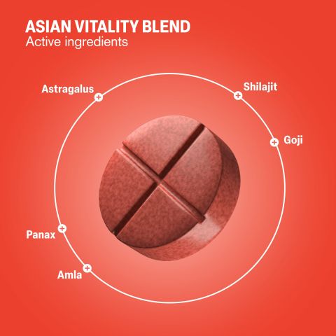 500mg - Asian Vitality Blend - Goji Lemonade - Mood Tablets - Thumbnail 5