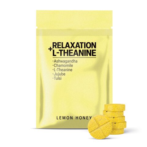 500mg - Relaxation + L-Theanine - Lemon Honey - Mood Tablets - Thumbnail 2