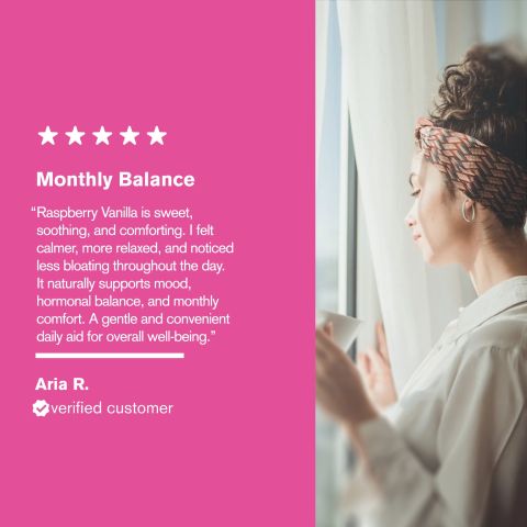 500mg - PMS Mood + Bloat - Raspberry Vanilla - Mood Tablets - Thumbnail 7
