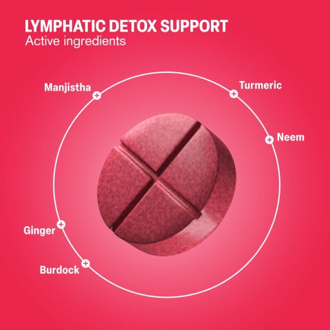 500mg - Lymphatic Detox Support - Mood Tablets - Thumbnail 5