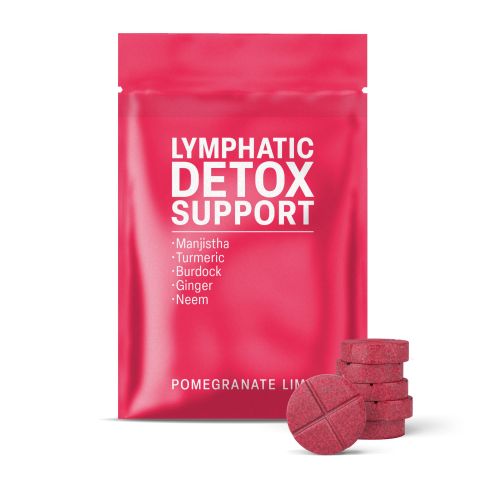 500mg - Lymphatic Detox Support - Pomegranate Lime - Mood Tablets - Thumbnail 2