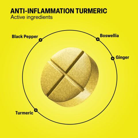 500mg - Anti-Inflammation Turmeric - Spiced Pineapple - Mood Tablets - Thumbnail 5