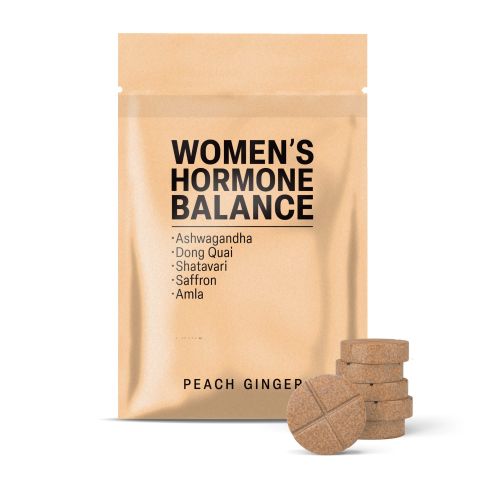 500mg - Hormone Balance - Peach Ginger - Mood Tablets - Thumbnail 2