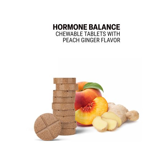 500mg - Hormone Balance - Peach Ginger - Mood Tablets - Thumbnail 4