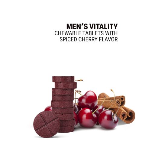 500mg - Men's Vitality - Spiced Cherry - Mood Tablets - Thumbnail 4