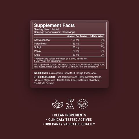 500mg - Men's Vitality - Spiced Cherry - Mood Tablets - Thumbnail 9