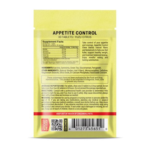 500mg - Appetite Control - Yuzu Citrus - Mood Tablets - Thumbnail 8