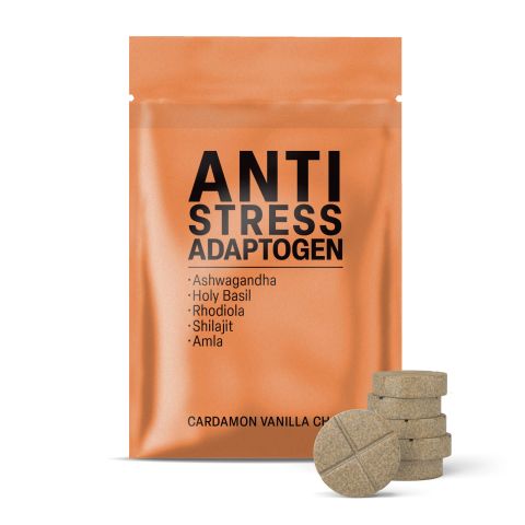 500mg - Anti-Stress - Cardamon Vanilla Chai - Mood Tablets - Thumbnail 2