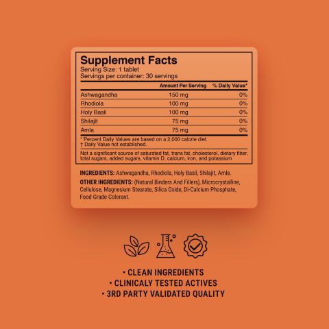 500mg - Anti-Stress - Mood Tablets - Thumbnail 9