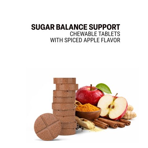 500mg - Sugar Balance Support - Spiced Apple - Mood Tablets - Thumbnail 4