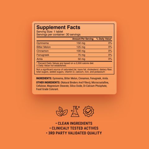 500mg - Sugar Balance Support - Spiced Apple - Mood Tablets - Thumbnail 9