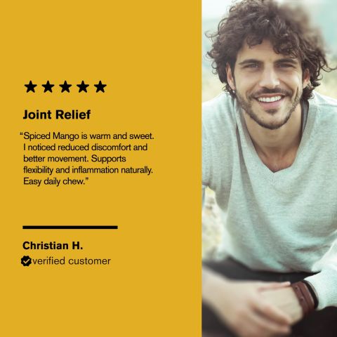 500mg - Ginger + Boswellia - Spiced Mango - Mood Tablets - Thumbnail 7