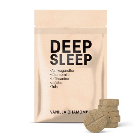 500mg - Deep Sleep - Vanilla Chamomile - Mood Tablets - Thumbnail 2