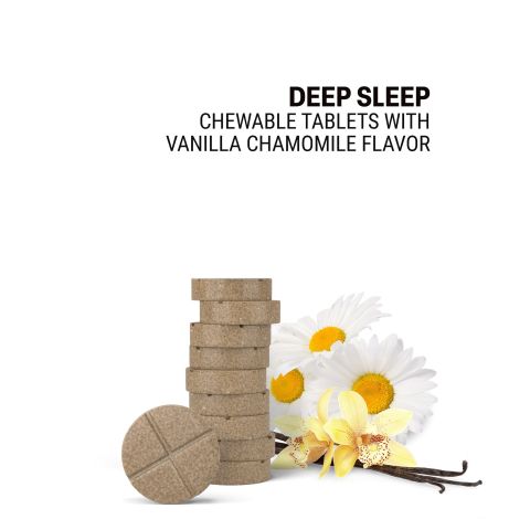 500mg - Deep Sleep - Vanilla Chamomile - Mood Tablets - Thumbnail 4
