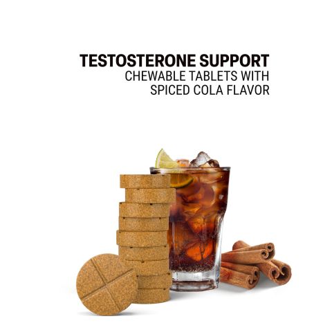 500mg - Testosterone Support - Spiced Cola - Mood Tablets - Thumbnail 4
