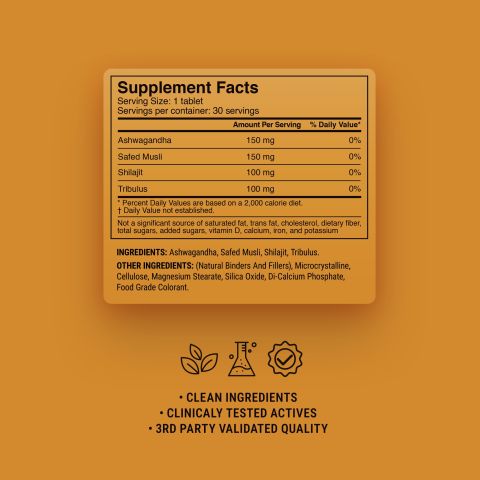 500mg - Testosterone Support - Spiced Cola - Mood Tablets - Thumbnail 9