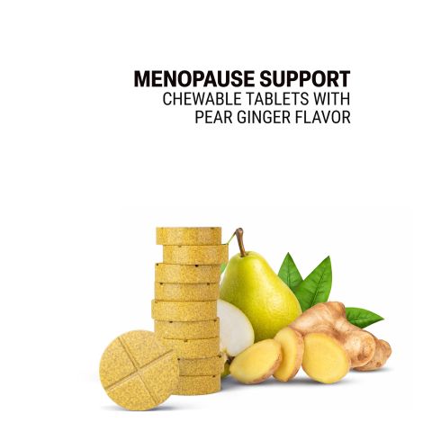500mg - Menopause Support - Pear Ginger - Mood Tablets - Thumbnail 4