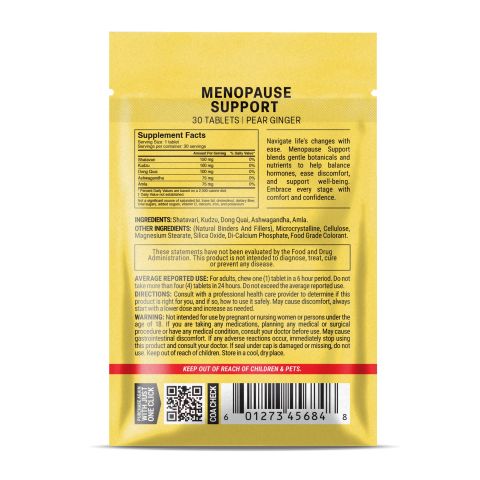 500mg - Menopause Support - Pear Ginger - Mood Tablets - Thumbnail 8