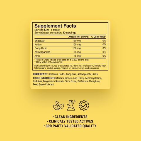 500mg - Menopause Support - Pear Ginger - Mood Tablets - Thumbnail 9