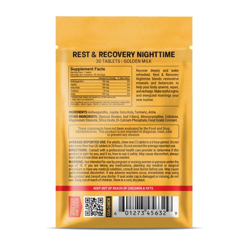 500mg - Rest & Recovery Nighttime - Mood Tablets - Thumbnail 8