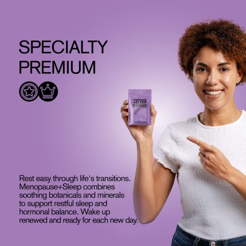 500mg - Menopause + Sleep Combo - Lavender Honey - Mood Tablets - Thumbnail 6