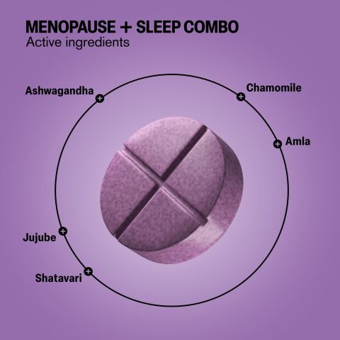 500mg - Menopause + Sleep Combo - Mood Tablets - Thumbnail 5