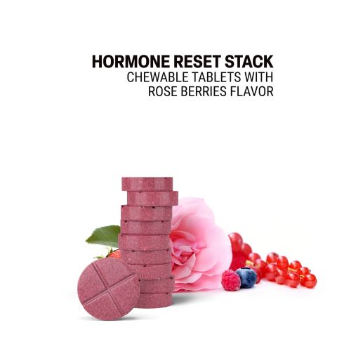 500mg - Hormone Reset Stack - Berry Rose - Mood Tablets - Thumbnail 4