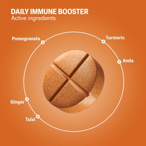 500mg - Daily Immune Booster - Honey Citrus - Mood Tablets - Thumbnail 5