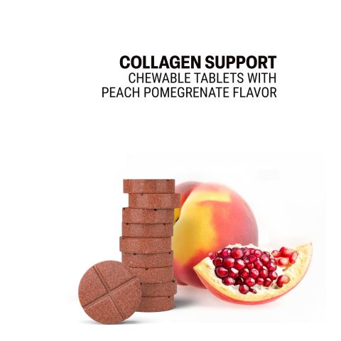 500mg - Collagen Support Herbs - Peach Pomegranate - Mood Tablets - Thumbnail 4