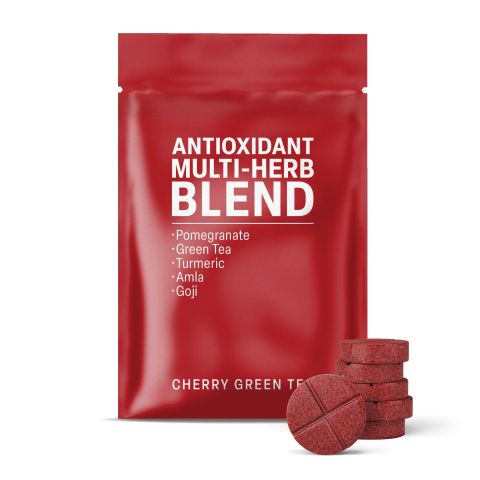500mg - Antioxidant Multi-Herb - Cherry Green Tea - Mood Tablets - Thumbnail 2