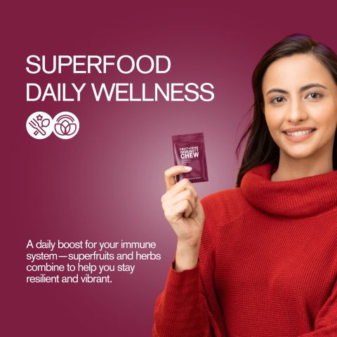 500mg - Fruit + Herb Immunity - Pomegranate Berry - Mood Tablets - Thumbnail 6