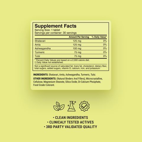 500mg - Women’s Daily Wellness - Honey Citrus - Mood Tablets - Thumbnail 9