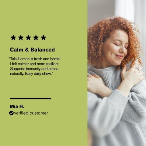 500mg - Tulsi Immune Adaptogen - Mood Tablets - Thumbnail 7