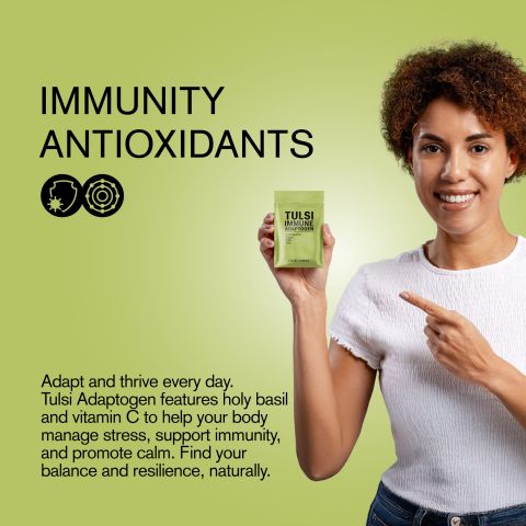 500mg - Tulsi Immune Adaptogen - Tulsi Lemon - Mood Tablets - Thumbnail 6