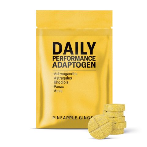 500mg - Daily Performance Adaptogen - Pineapple Ginger - Mood Tablets - Thumbnail 2