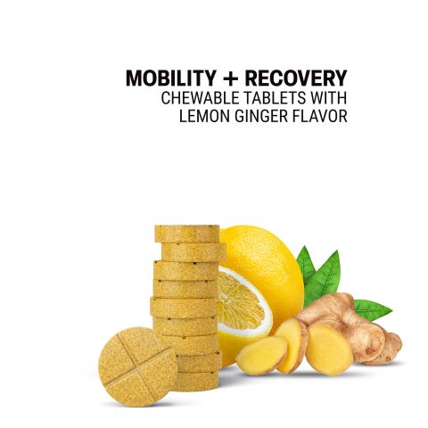 500mg - Mobility + Recovery - Lemon Ginger - Mood Tablets - Thumbnail 4
