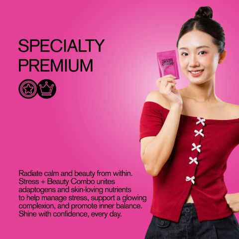 500mg - Stress + Beauty Combo - Strawberry Pomegranate - Mood Tablets - Thumbnail 6