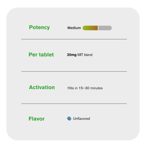 20mg MIT Blend Tablets - Unflavored - Simply Tabs - Thumbnail 7