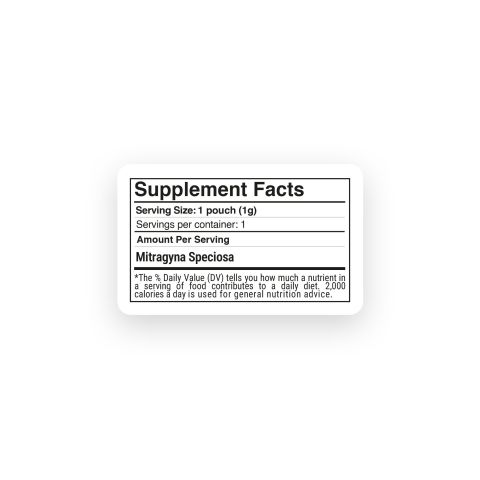 1,000mg Kratom Nano Powder - Chill Extreme - Thumbnail 9