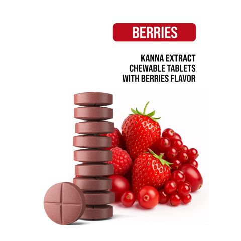 150mg Kanna Extract Tablets - Berries - Simply Tabs - Thumbnail 4