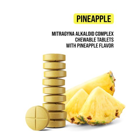 20mg Mitragyna Alkaloid Complex Tablets - Pineapple - Simply Tabs - Thumbnail 4