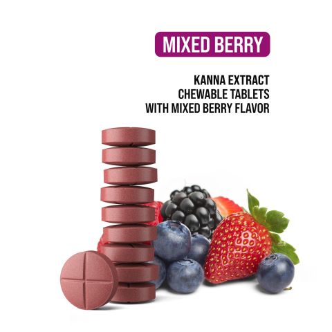 150mg Kanna Extract Tablets - Mixed Berry - Simply Tabs - Thumbnail 4