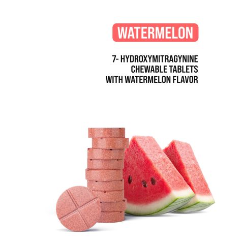 50mg 7-Hydroxy Tablets - Watermelon - Simply Tabs - Thumbnail 4